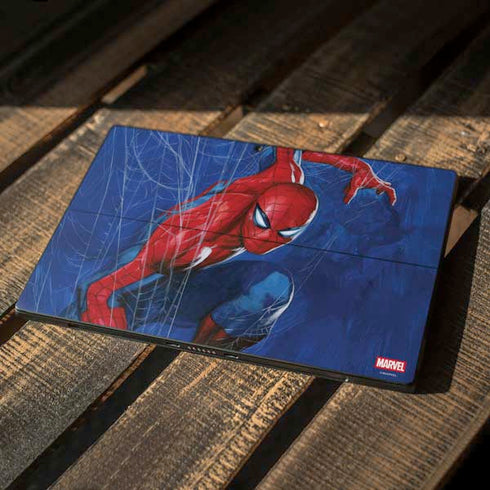 Marvel Spiderman World of Webs Surface Pro 7 Skin