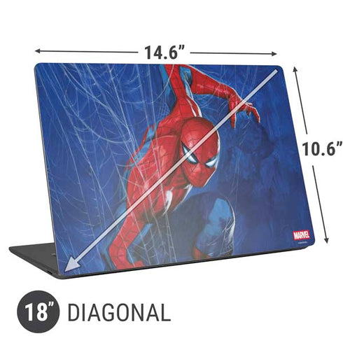 Marvel Spiderman World of Webs Universal Laptop 18in (14.6 x 10.6in) Skin