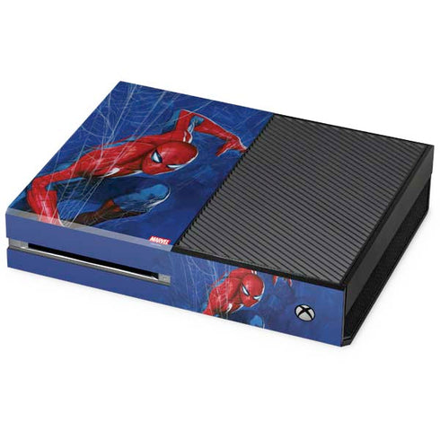 Marvel Spiderman World of Webs Xbox One Console Skin