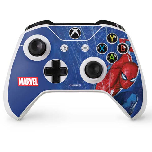 Marvel Spiderman World of Webs Xbox One X Controller Skin