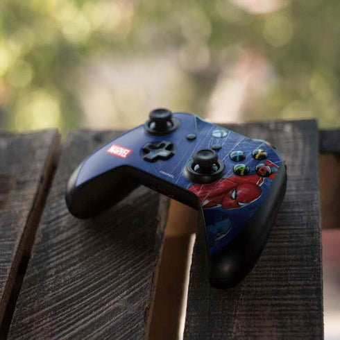 Marvel Spiderman World of Webs Xbox One X Controller Skin