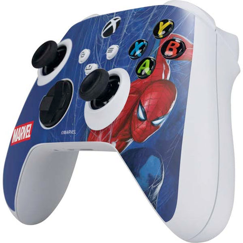 Marvel Spiderman World of Webs Xbox Series S Controller Skin