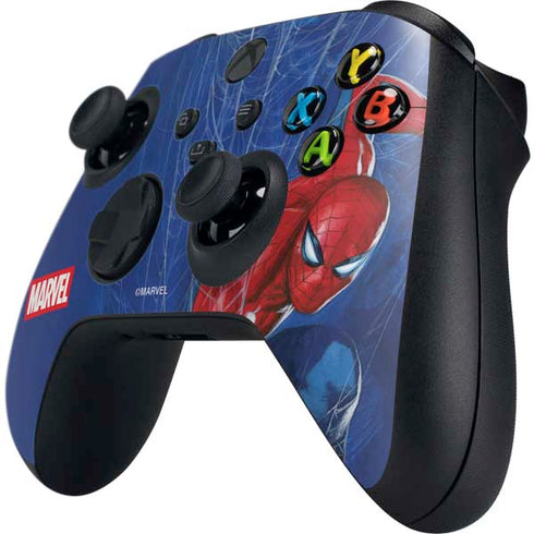Marvel Spiderman World of Webs Xbox Series X Controller Skin