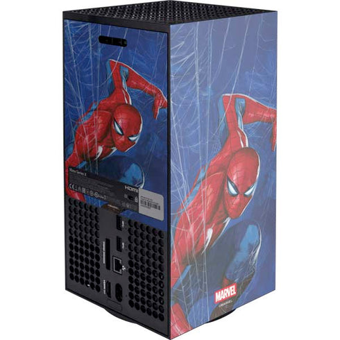 Marvel Spiderman World of Webs XBox Series X Digital Edition Console Skin