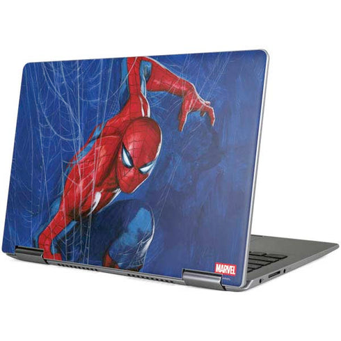 Marvel Spiderman World of Webs Yoga 710 14in Skin