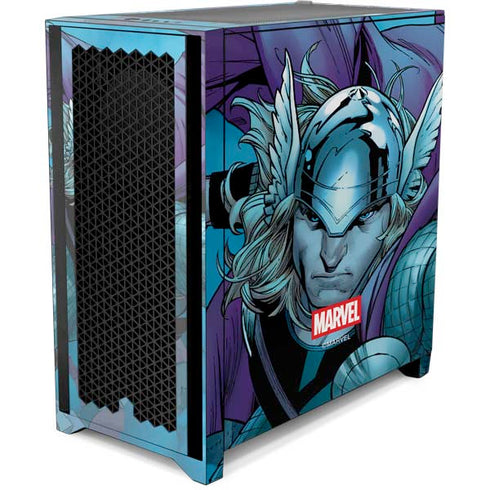 Marvel Thor Asgard on Ice Corsair 4000D Tempered Glass Mid-Tower ATX Case Skin