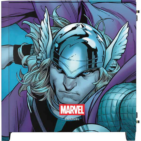 Marvel Thor Asgard on Ice Corsair 4000D Tempered Glass Mid-Tower ATX Case Skin