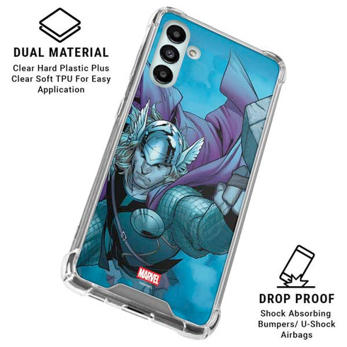 Marvel Thor Asgard on Ice Galaxy A13 5G Clear Case