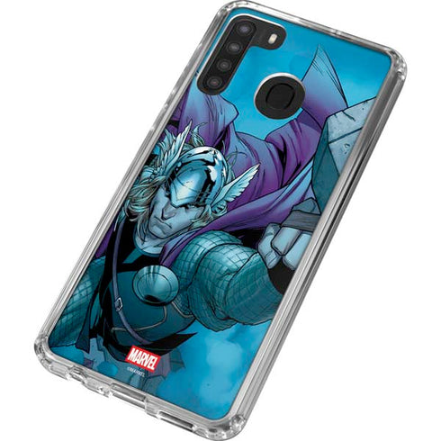 Marvel Thor Asgard on Ice Galaxy A21 Clear Case