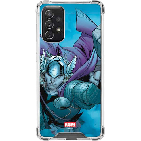 Marvel Thor Asgard on Ice Galaxy A72 5G Clear Case
