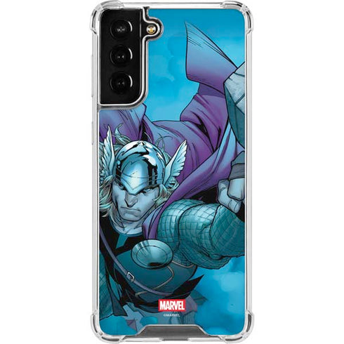 Marvel Thor Asgard on Ice Galaxy S21 FE Clear Case