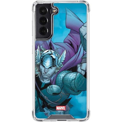 Marvel Thor Asgard on Ice Galaxy S22 Clear Case