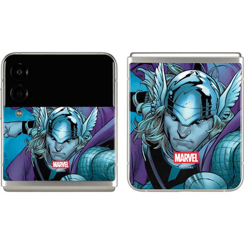 Marvel Thor Asgard on Ice Galaxy Z Flip3 5G Skin