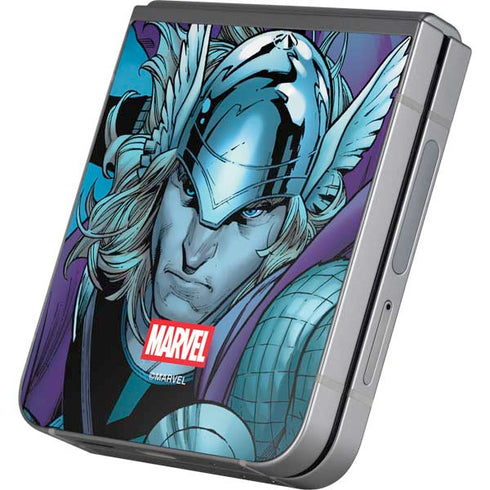 Marvel Thor Asgard on Ice Galaxy Z Flip6 Skin
