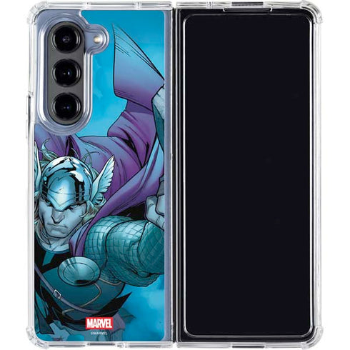 Marvel Thor Asgard on Ice Galaxy Z Fold5 5G Clear Case