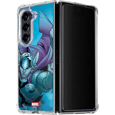 Marvel Thor Asgard on Ice Galaxy Z Fold5 5G Clear Case