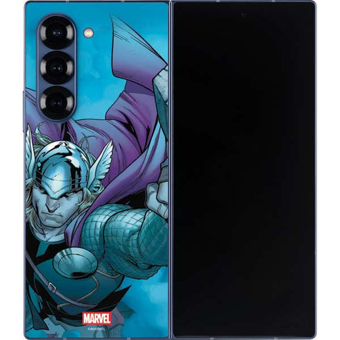 Marvel Thor Asgard on Ice Galaxy Z Fold6 Skin