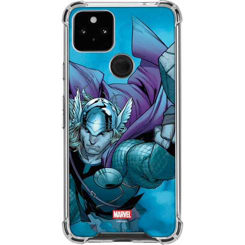 Marvel Thor Asgard on Ice Google Pixel 5a 5G Clear Case