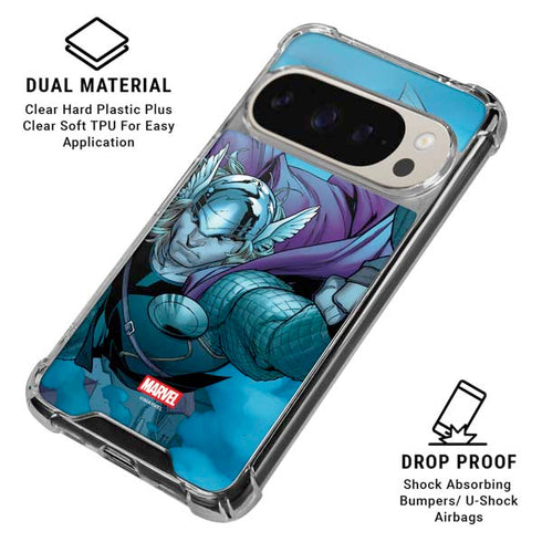 Marvel Thor Asgard on Ice Google Pixel 9 Pro XL Clear Case