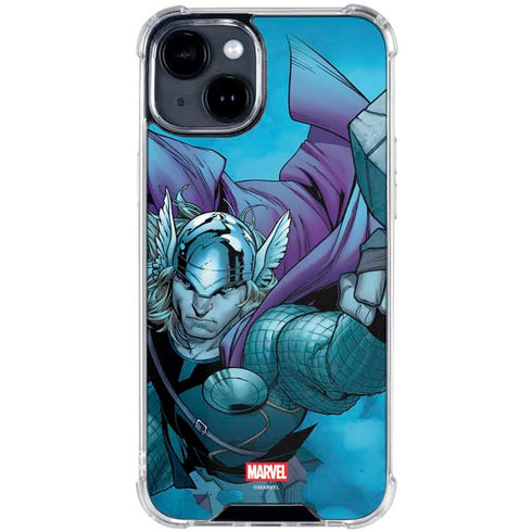 Marvel Thor Asgard on Ice iPhone 15 Plus Clear Case