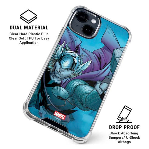 Marvel Thor Asgard on Ice iPhone 15 Plus Clear Case
