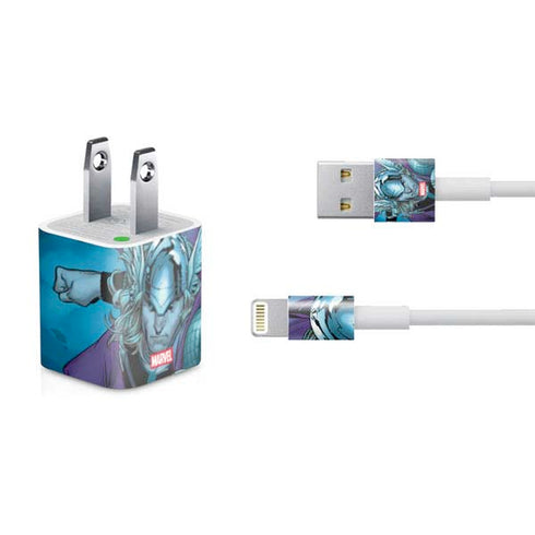 Marvel Thor Asgard on Ice iPhone Charger (5W USB) Skin