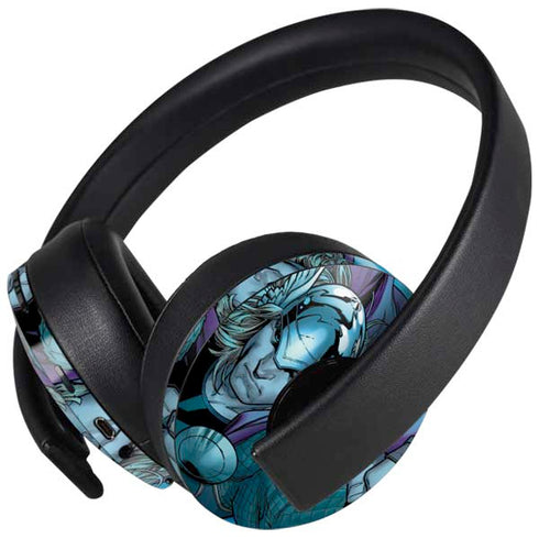 Marvel Thor Asgard on Ice PlayStation 4 Gold Wireless Headset Skin