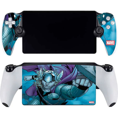 Marvel Thor Asgard on Ice PlayStation Portal Remote Player Skin