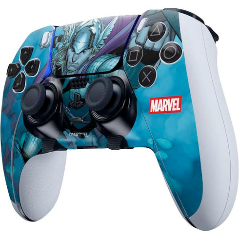 Marvel Thor Asgard on Ice PS5 DualSense Edge Pro Controller Skin