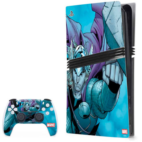 Marvel Thor Asgard on Ice PS5 Pro Bundle Skin