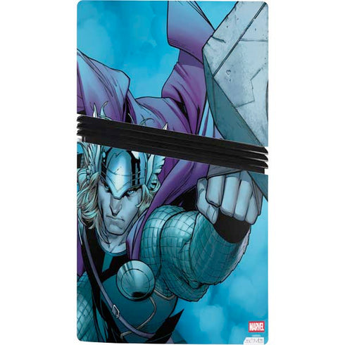 Marvel Thor Asgard on Ice PS5 Pro Console Skin