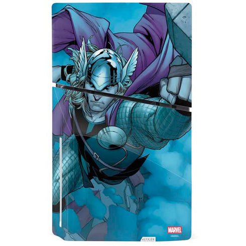 Marvel Thor Asgard on Ice PS5 Slim Disk Console Skin