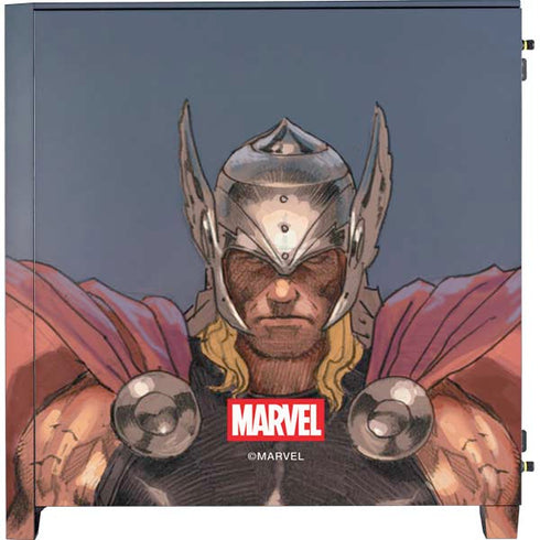 Marvel Thor God of Asgard Corsair 4000D Tempered Glass Mid-Tower ATX Case Skin