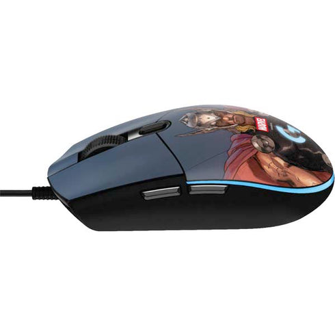 Marvel Thor God of Asgard G203 Prodigy RGB Wired Gaming Mouse Skin