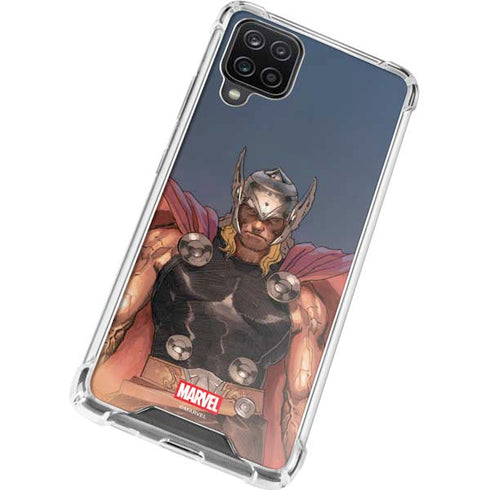 Marvel Thor God of Asgard Galaxy A12 Clear Case