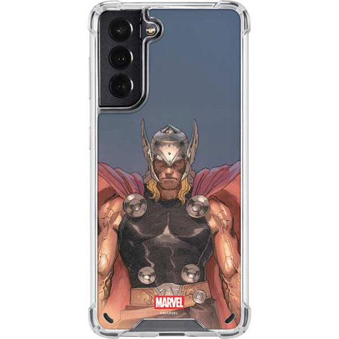Marvel Thor God of Asgard Galaxy S21 5G Clear Case