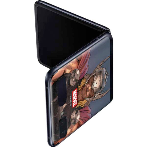 Marvel Thor God of Asgard Galaxy Z Flip Skin