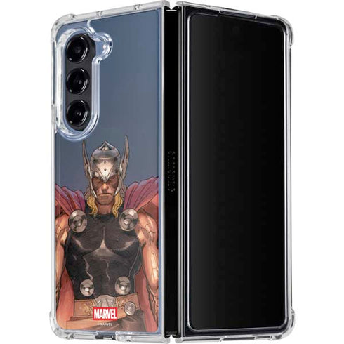 Marvel Thor God of Asgard Galaxy Z Fold5 5G Clear Case