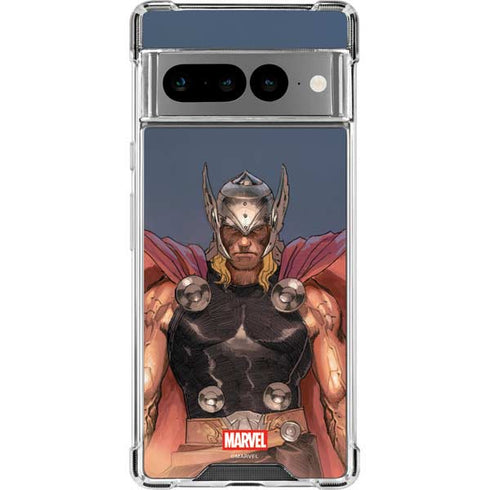 Marvel Thor God of Asgard Google Pixel 7 Pro Clear Case