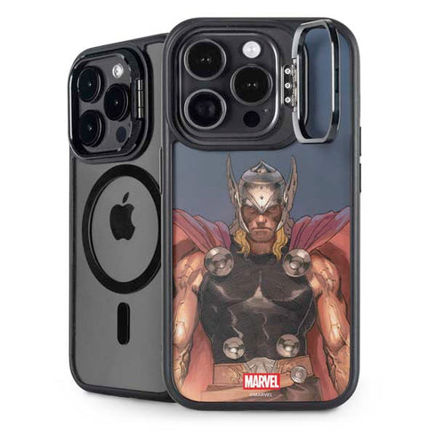 Marvel Thor God of Asgard iPhone 15 Pro Kickstand Case