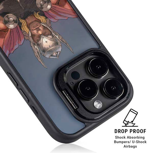 Marvel Thor God of Asgard iPhone 15 Pro Kickstand Case