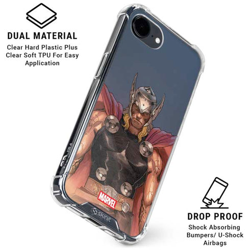 Marvel Thor God of Asgard iPhone 16e Clear Case