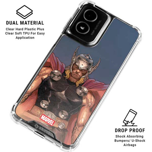 Marvel Thor God of Asgard Moto G Power 5G (2024) Clear Case