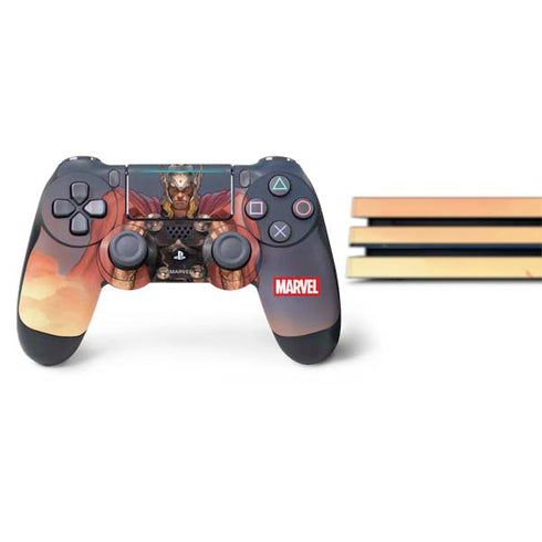 Marvel Thor God of Asgard PS4 Pro Bundle Skin