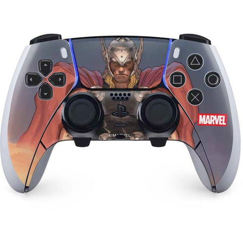 Marvel Thor God of Asgard PS5 DualSense Edge Pro Controller Skin