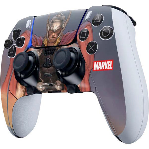 Marvel Thor God of Asgard PS5 DualSense Edge Pro Controller Skin