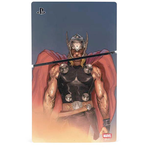 Marvel Thor God of Asgard PS5 Slim Digital Edition Console Skin
