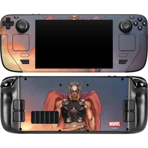 Marvel Thor God of Asgard Steam Deck Handheld Gaming Computer OLED Skin