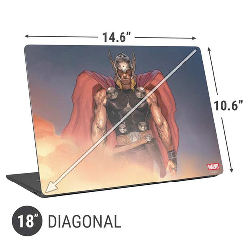 Marvel Thor God of Asgard Universal Laptop 18in (14.6 x 10.6in) Skin