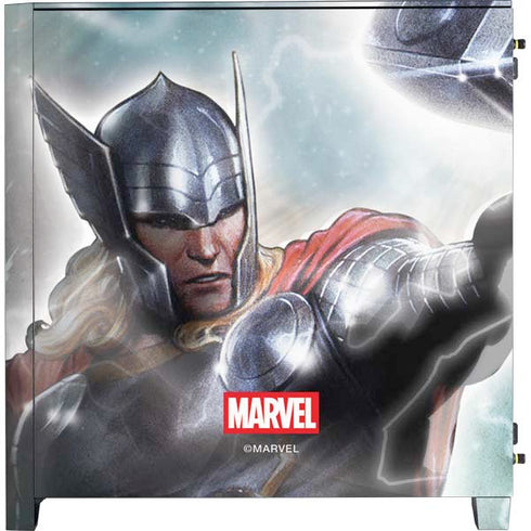 Marvel Thor Mighty Thor Corsair 4000D Tempered Glass Mid-Tower ATX Case Skin